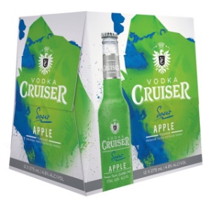 Picture of Cruiser 4.8% Vodka Sour Apple 12pack Bottles 275ml