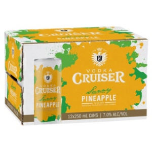 Picture of Cruiser 7% Vodka Pineapple 12pack Cans 250ml