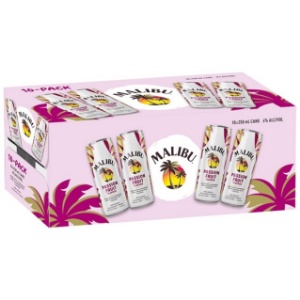 Picture of Malibu Coconut Rum & Passionfruit 10pack Cans 250ml