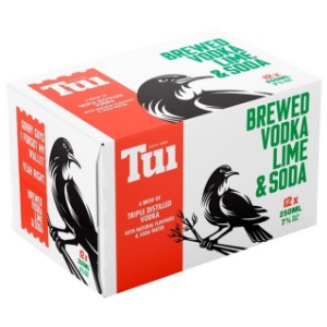 Picture of Tui 7% Vodka Lime & Soda 12pack Cans 250ml