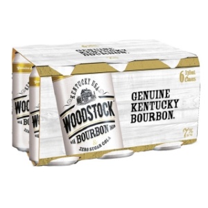 Picture of Woodstock 7% Bourbon & Zero Cola 6pack Cans 330ml