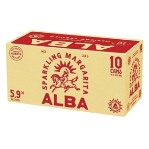 Picture of Alba Tequila Margarita 10pack Cans 250ml