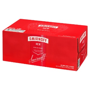 Picture of SmirnOff 5% Red Ice Vodka Lemon 18pack Cans 250ml