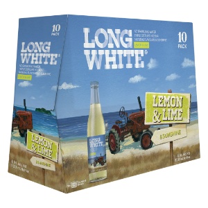 Picture of Long White Vodka Lemon & Lime 10pack Bottles 320ml