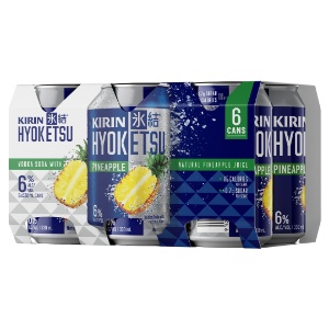 Picture of Kirin Hyoketsu 6% Vodka Pineapple 6pack Cans 330ml