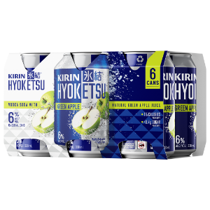 Picture of Kirin Hoketsu 6% Vodka Green Apple 6pack Cans 330ml