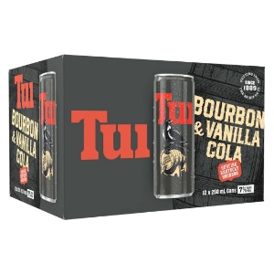 Picture of Tui 7% Bourbon n Vanilla Cola 12pack Cans 250ml