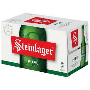 Picture of Steinlager Pure 5% Lager 24pack Bottles 330ml