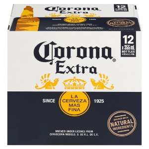 Picture of Corona Extra Mexican Beer 12pack Bottles 355ml