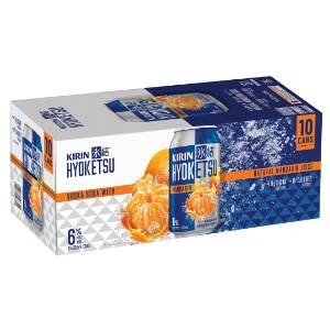 Picture of Kirin Hyoketsu 6% Vodka Mandarin 10pack Cans 330ml
