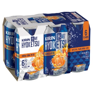 Picture of Kirin Hoketsu 6% Vodka Mandarin 6pack Cans 330ml