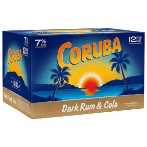 Picture of Coruba 7% Rum n Cola 12pack Cans 250ml