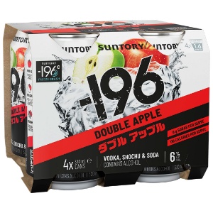 Picture of 196 Double Apple 6% 4pk Cans 330ml